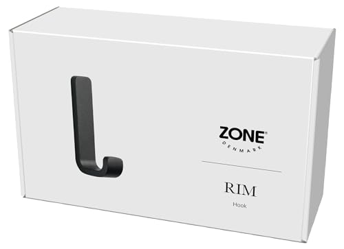 Zone Denmark Rim Haken Schwarz Aluminium 8,5 cm Handtuchhaken
