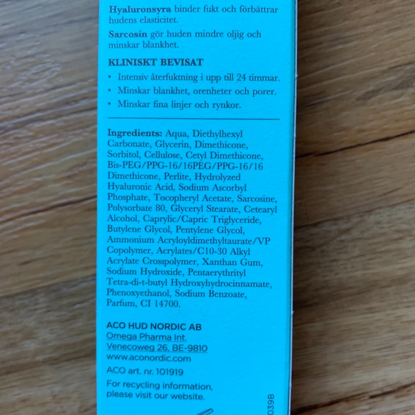 ACO Purifying Day Cream Tagescreme 50 ml mattierend