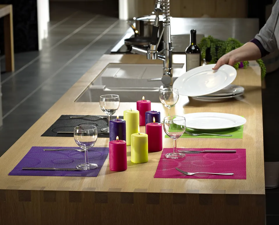 Zone Denmark Table Lines Tischset türkis 40 x 30 cm PVC