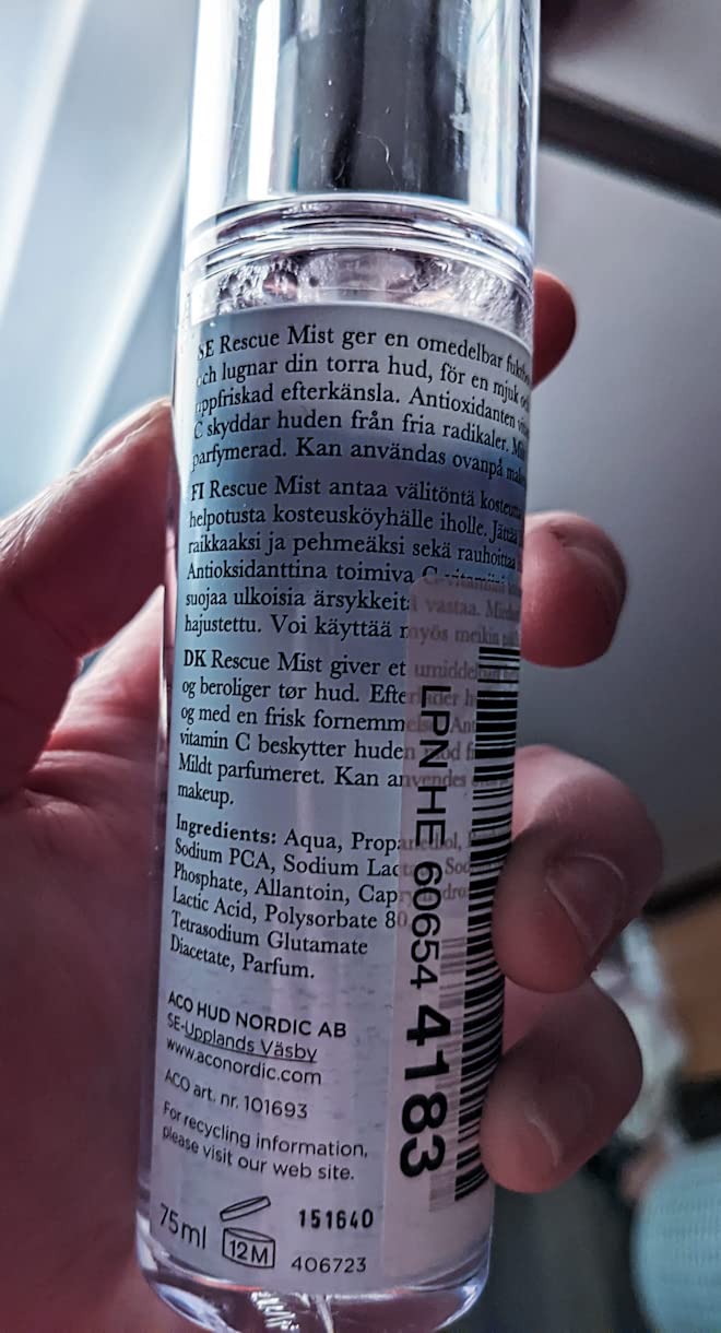 ACO Everyday Heroes Rescue Mist Gesichtsspray 75 ml Vitamin C
