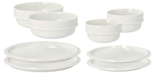 Zone Denmark Eau Geschirrset 8-tlg Offwhite Porzellan