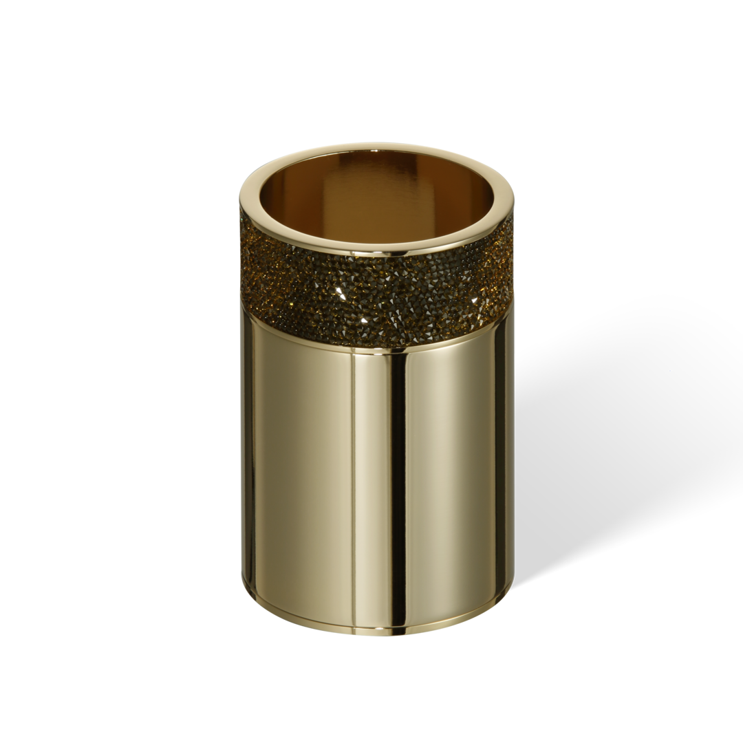 Decor Walther ROCKS BOD 1 Utensilienbehälter Chrom Swarovski