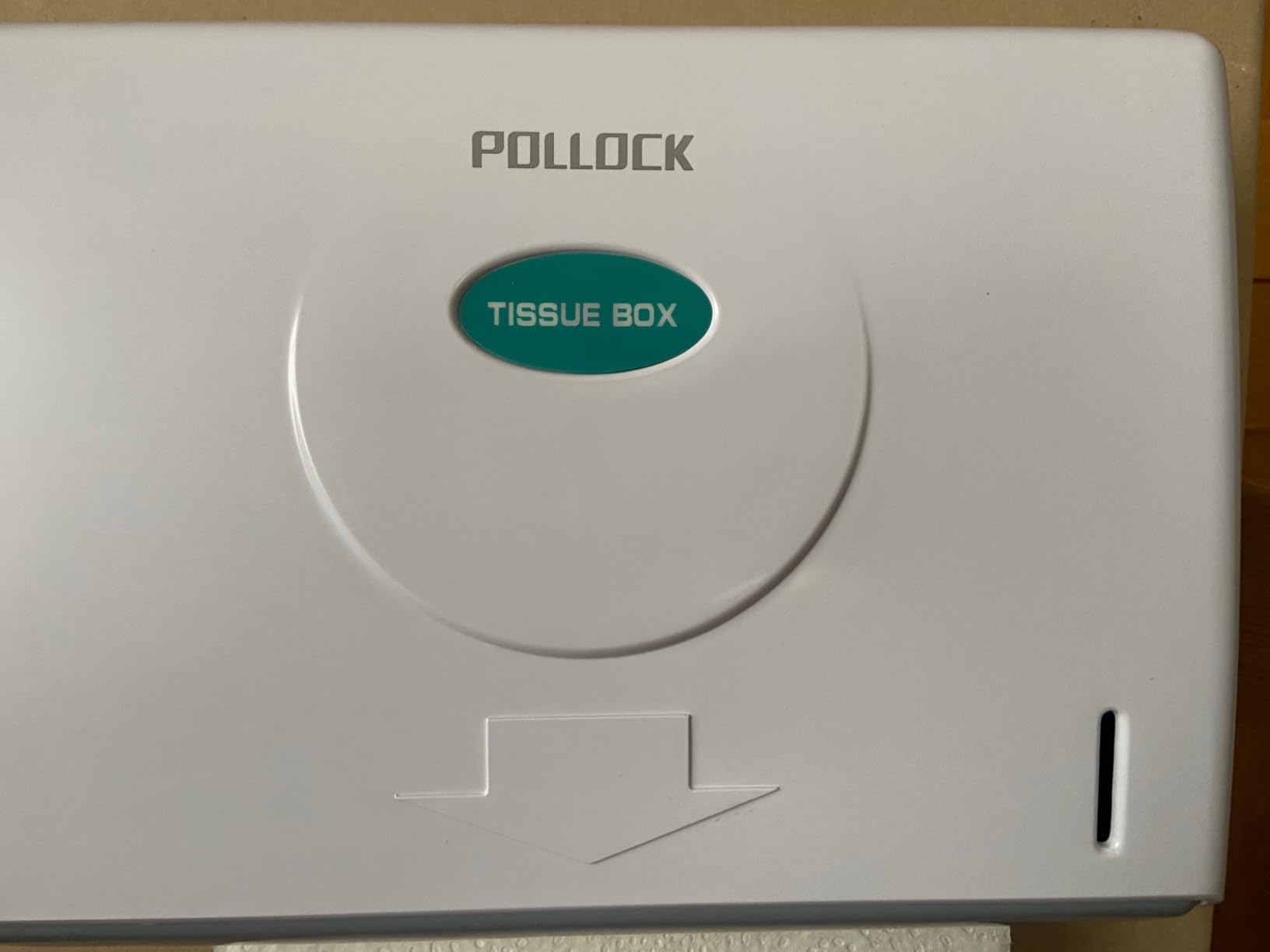 Pollock Papierhandtuchspender Wand Weiß ABS 200 Blatt