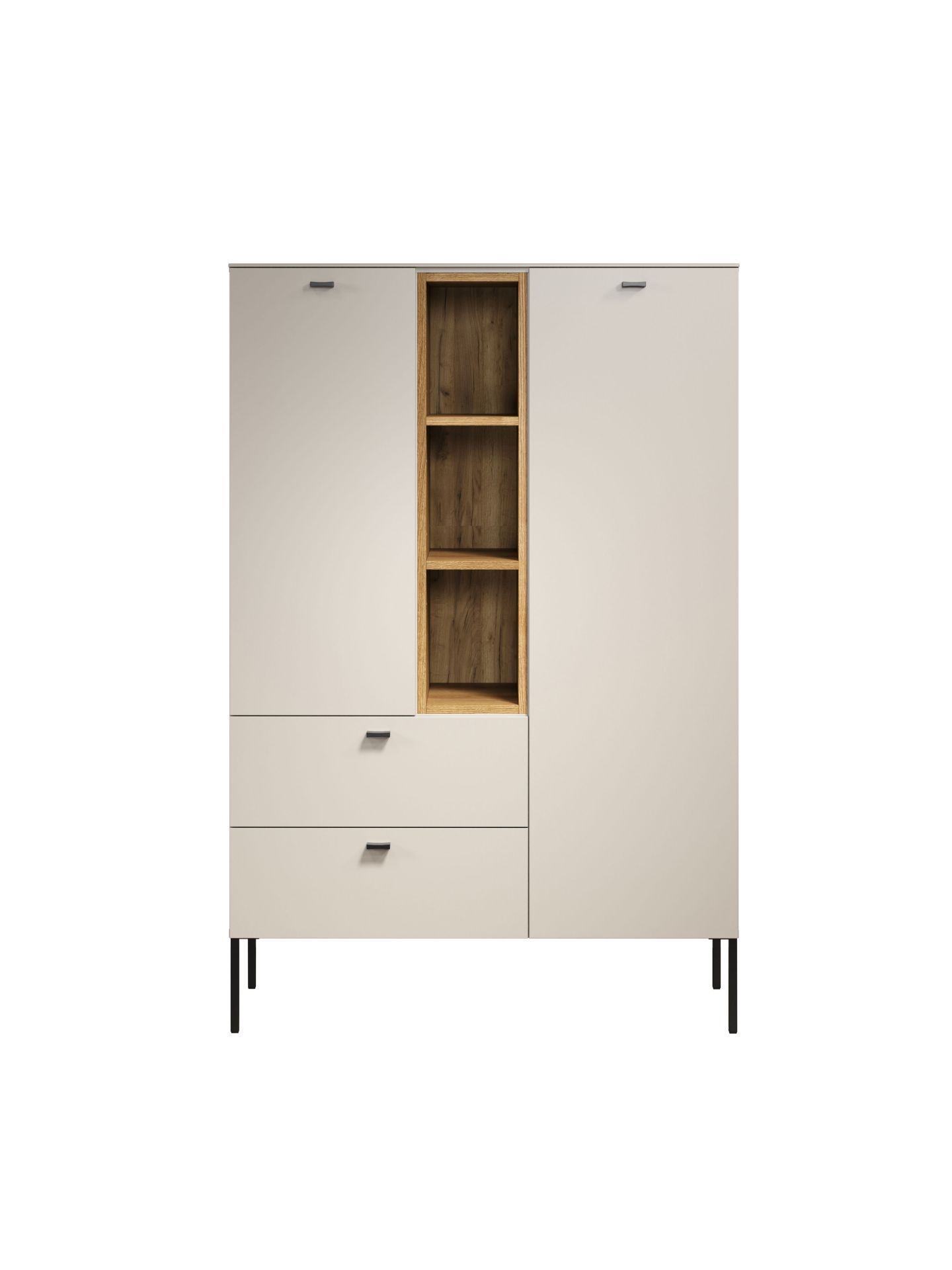 trendteam SaoPaulo Highboard Cashmere Evoke Eiche