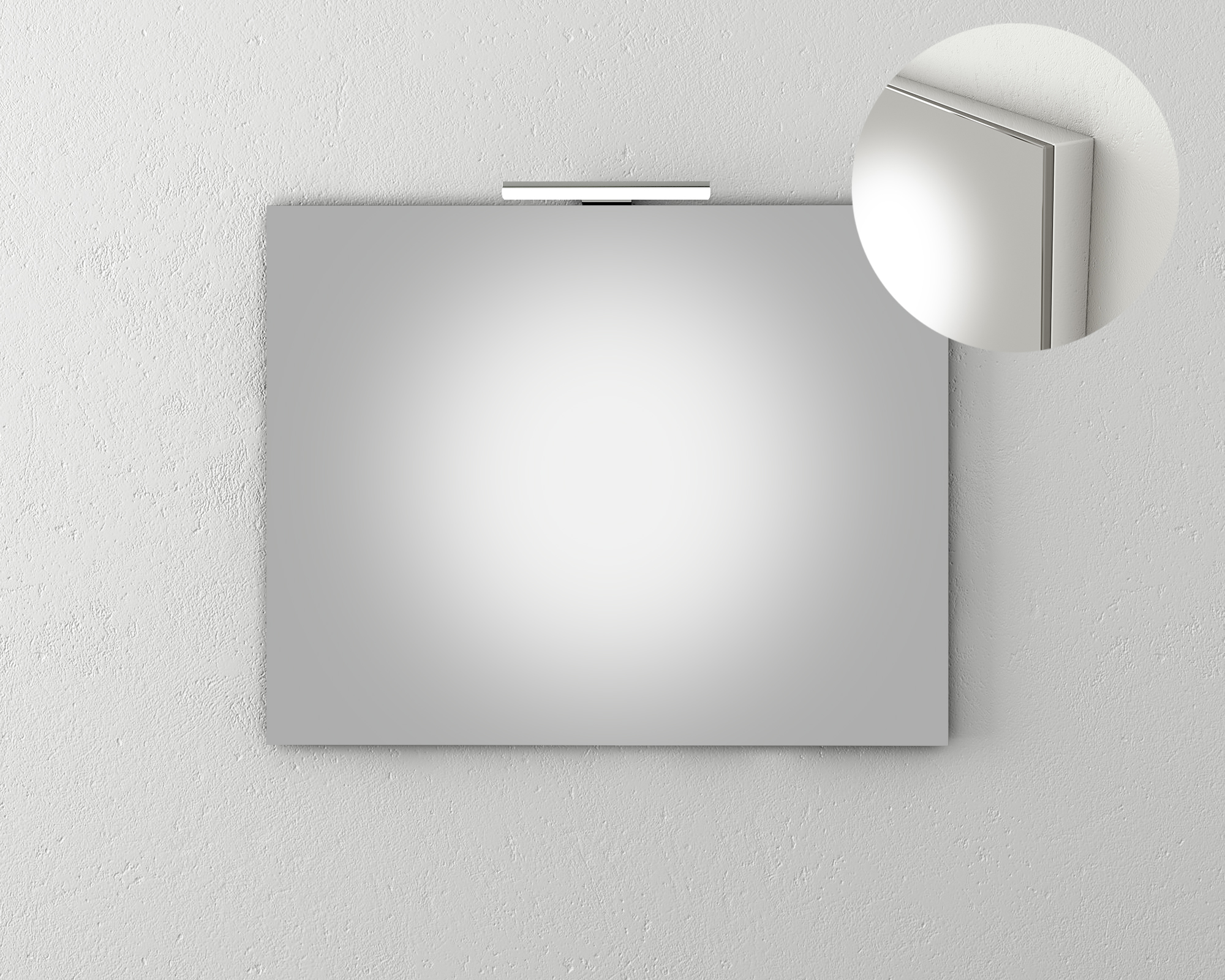 DROP Martinidis Mirrors Spiegel mit Holzbasis Badspiegel