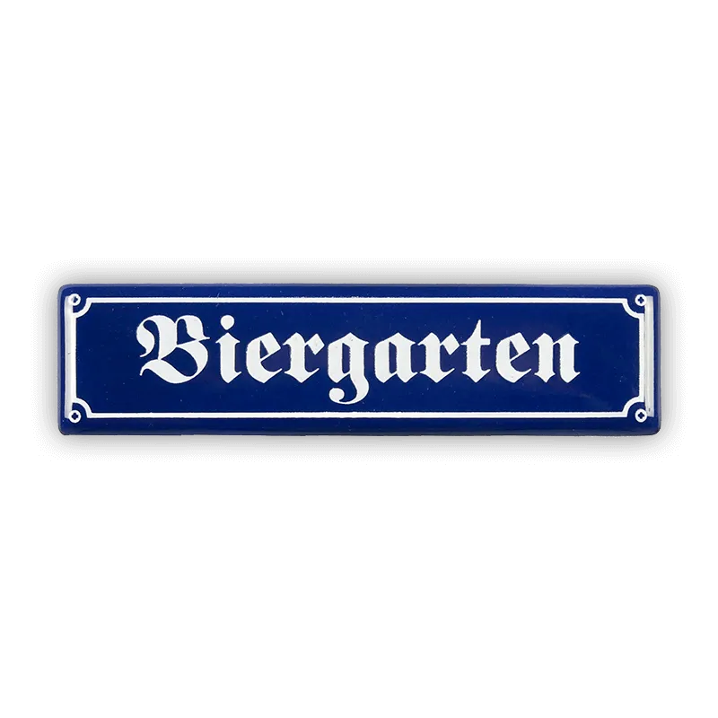 Münder Email Magnet-Shop Magnet Biergarten 8 cm