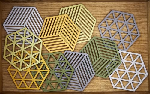 Zone Denmark Hexagon Topfuntersetzer Silikon Sage 16x14 cm