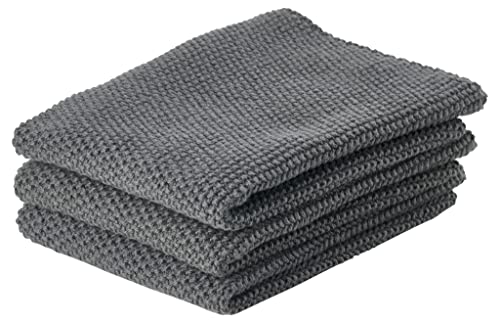 Zone Denmark Kitchen Putzlappen 27x27 cm Anthracite 3er