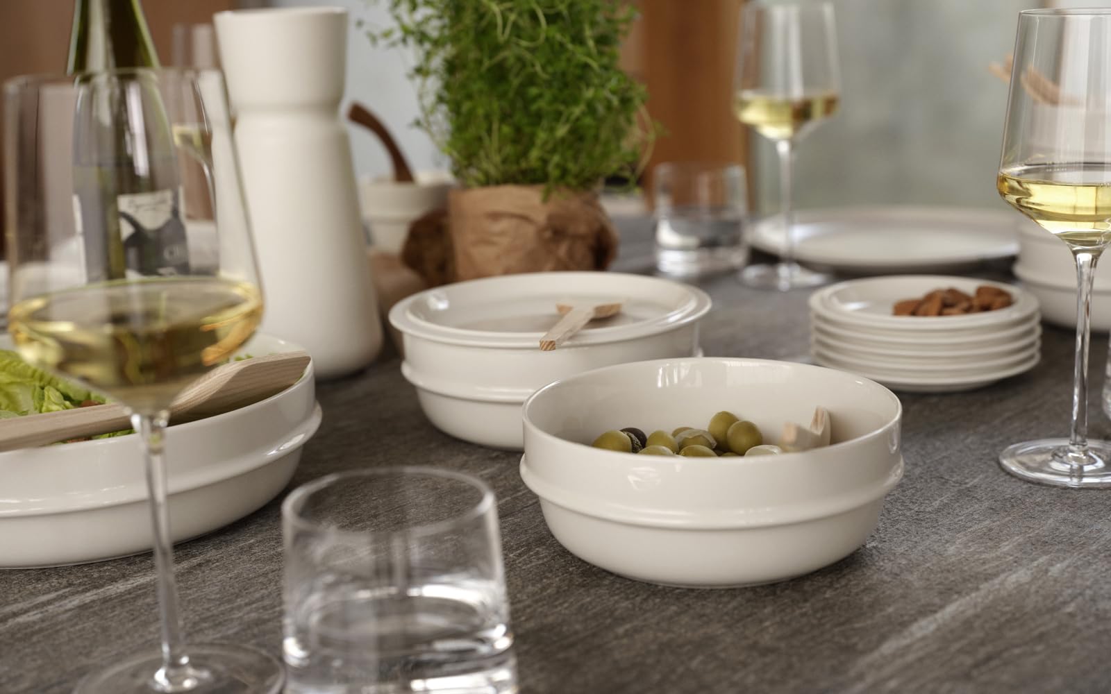 Zone Denmark Eau Bowl 0,6 L Ø 16 cm Offwhite