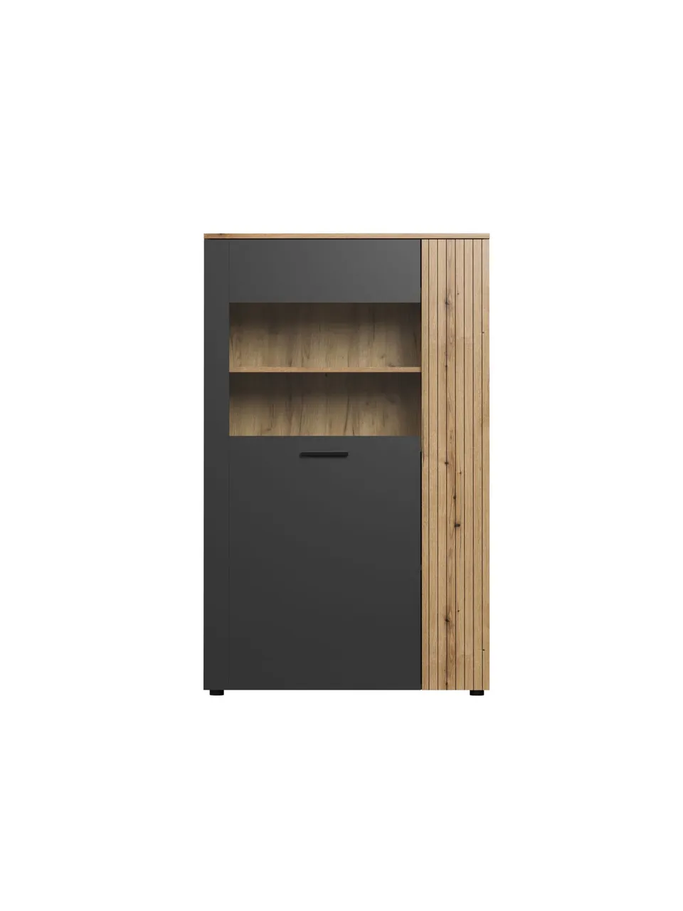 trendteam Esteban Highboard anthrazit Eiche