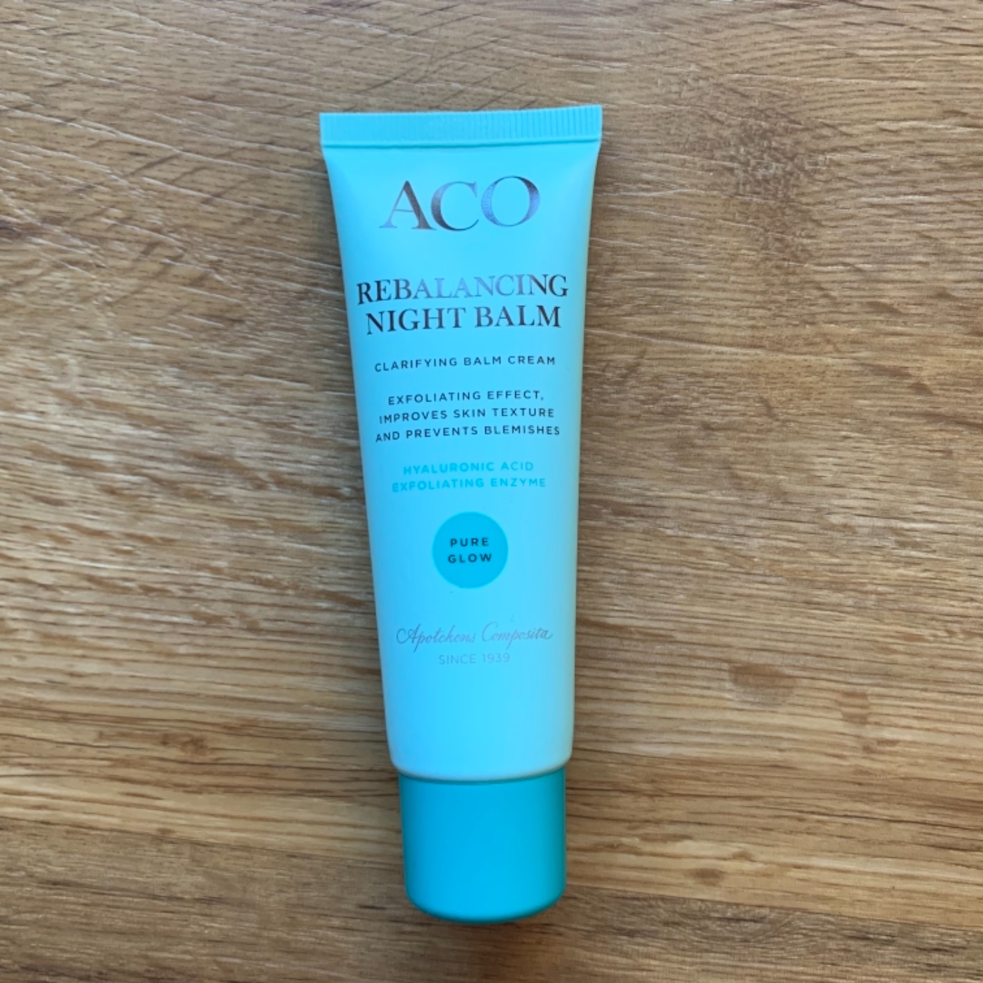 ACO Pure Glow Night Balm Nachtcreme 50 ml Mischhaut