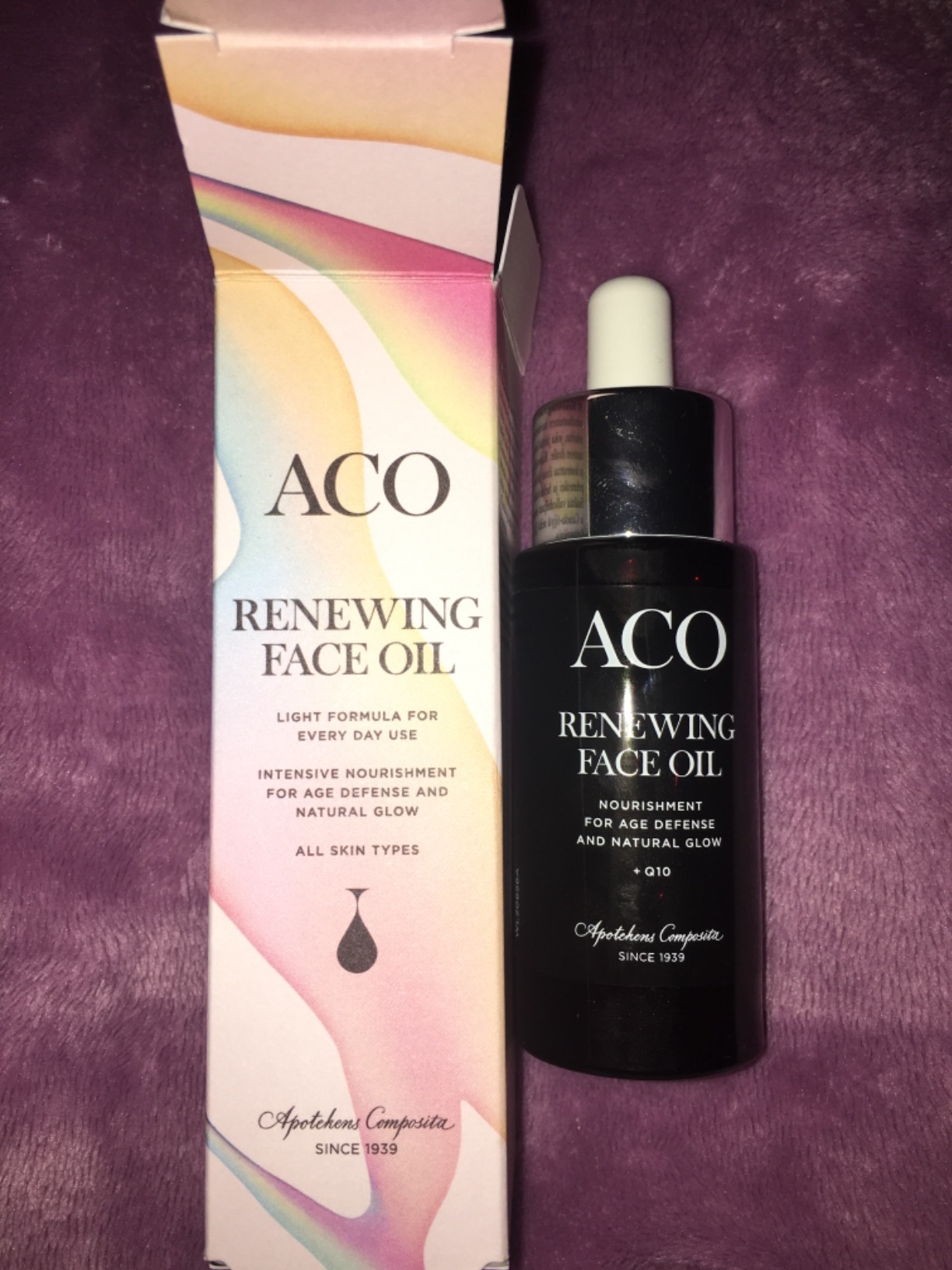 ACO Purifying Renewing Face Oil Gesichtsöl 30 ml mit Q10