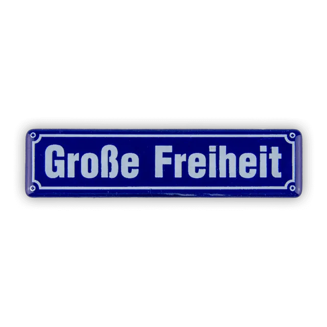Münder Email Magnet-Shop Große Freiheit Magnet 8x2 cm
