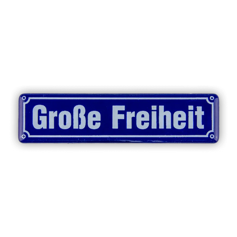 Münder Email Magnet-Shop Große Freiheit Magnet 8x2 cm