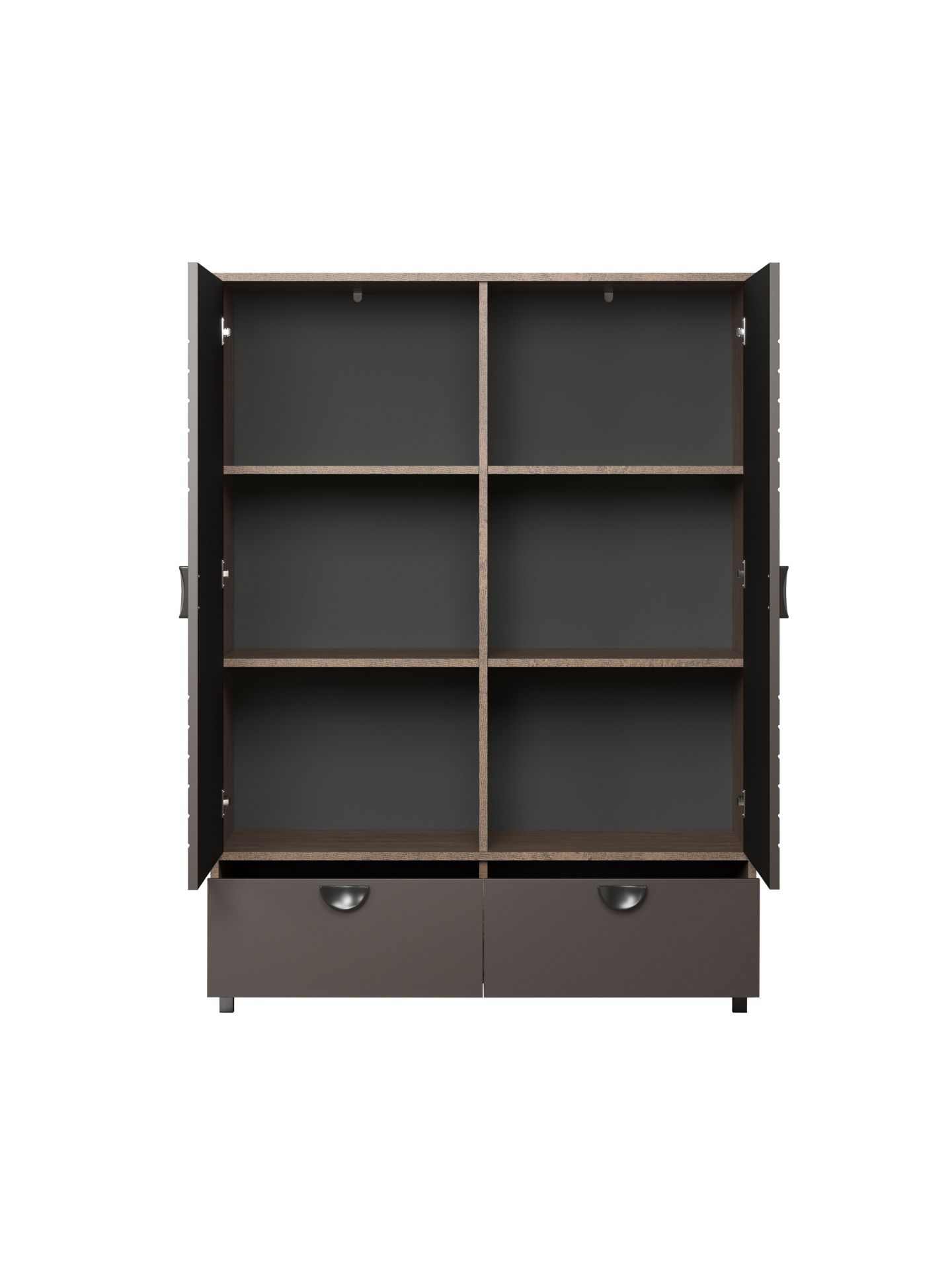 trendteam Fusion Highboard Rostoptik perlbronze