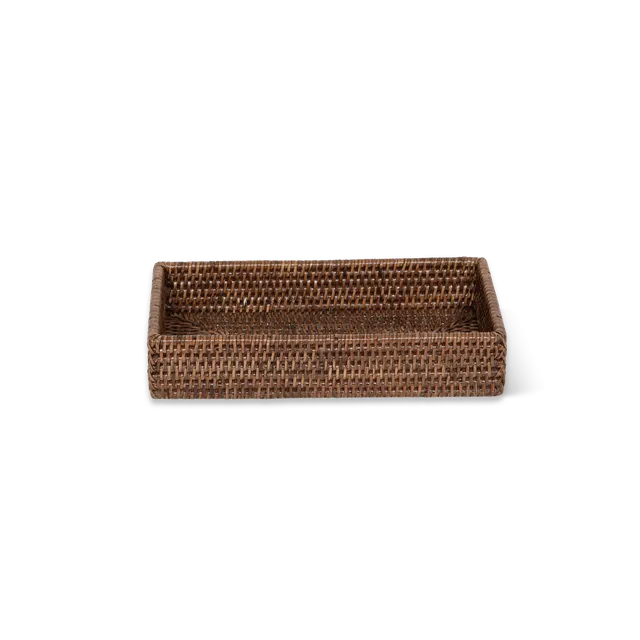Decor Walther Basket Tab 2 Tablett Rattan Dunkel