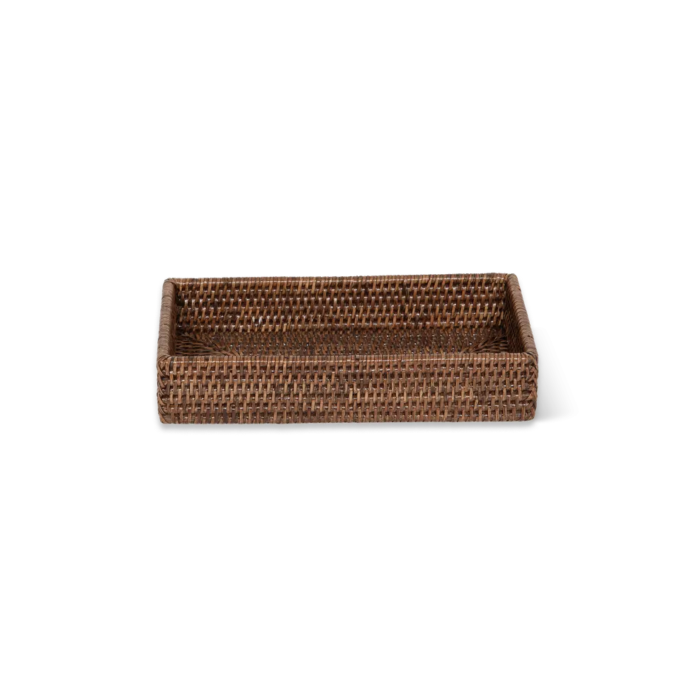 Decor Walther Basket Tab 2 Tablett Rattan Dunkel