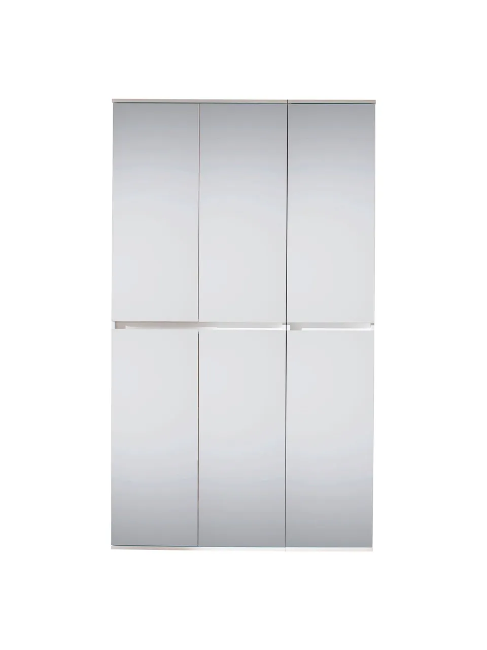 trendteam Mirror Garderobenschrank-Kombi weiß Spiegel