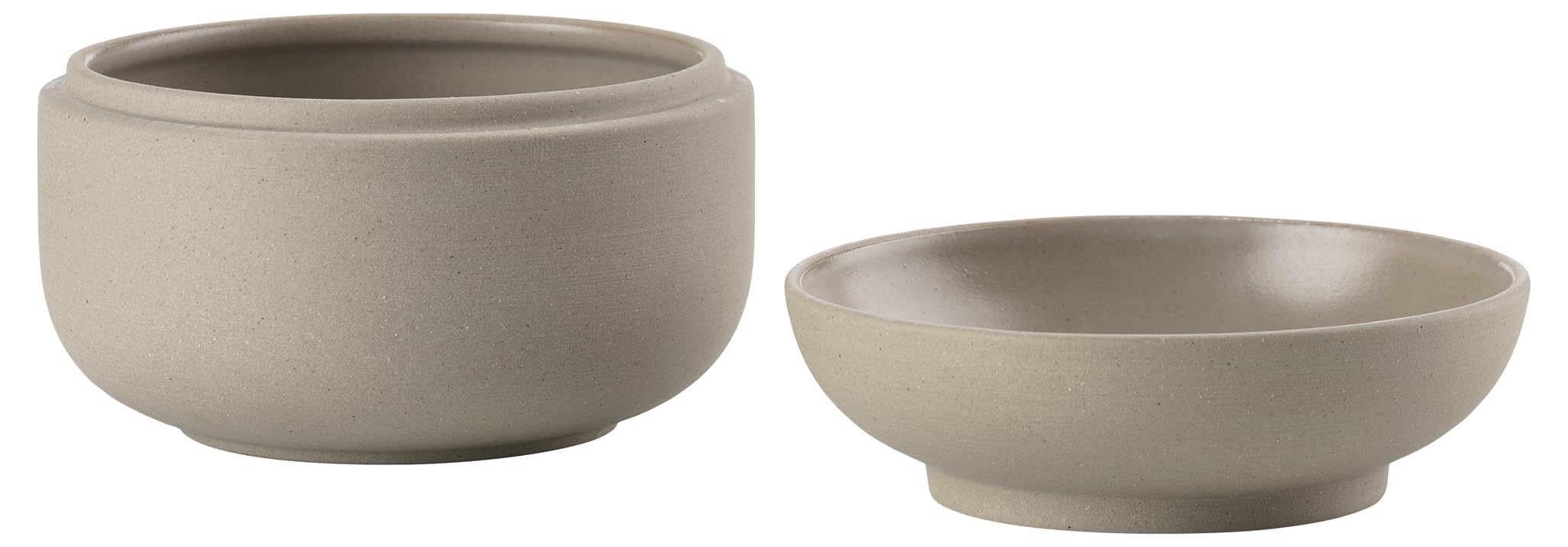 Zone Denmark Sensu Keramikdose Deckel Taupe Ø10cm 7,5cm