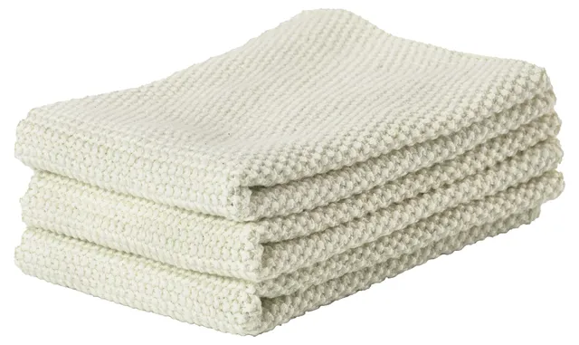 Zone Denmark Kitchen Spüllappen 27x27 Baumwolle Biscuit 3 Stück