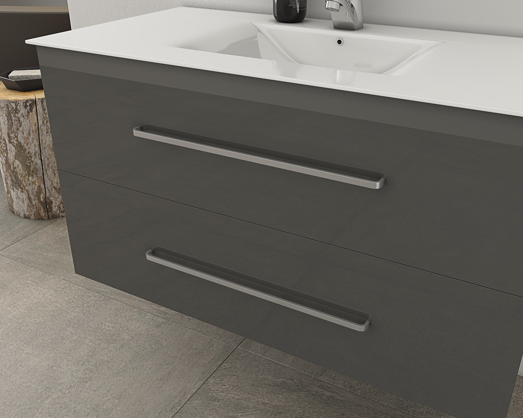 DROP Martinidis Torino 90 Waschtisch Anthracite