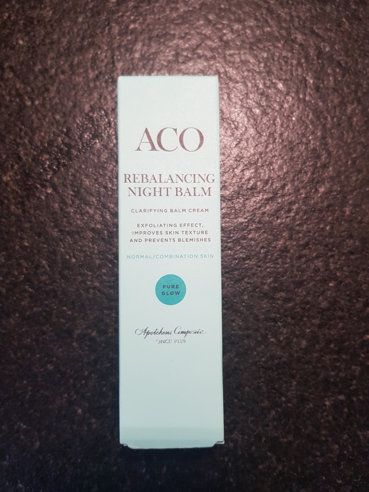 ACO Pure Glow Night Balm Nachtcreme 50 ml Mischhaut