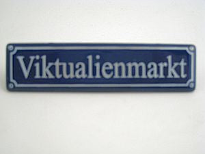 Münder Email Magnet-Shop Viktualienmarkt Magnet 8x2 cm