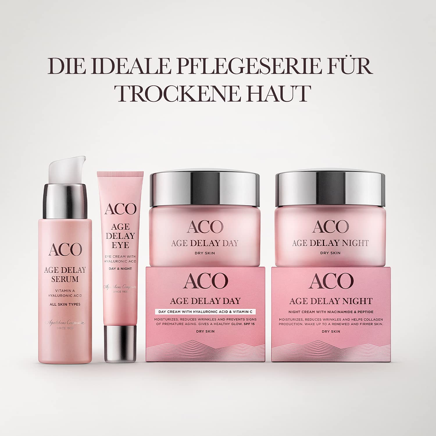 ACO Age Delay+ Day Cream Tagescreme 50 ml trockene Haut