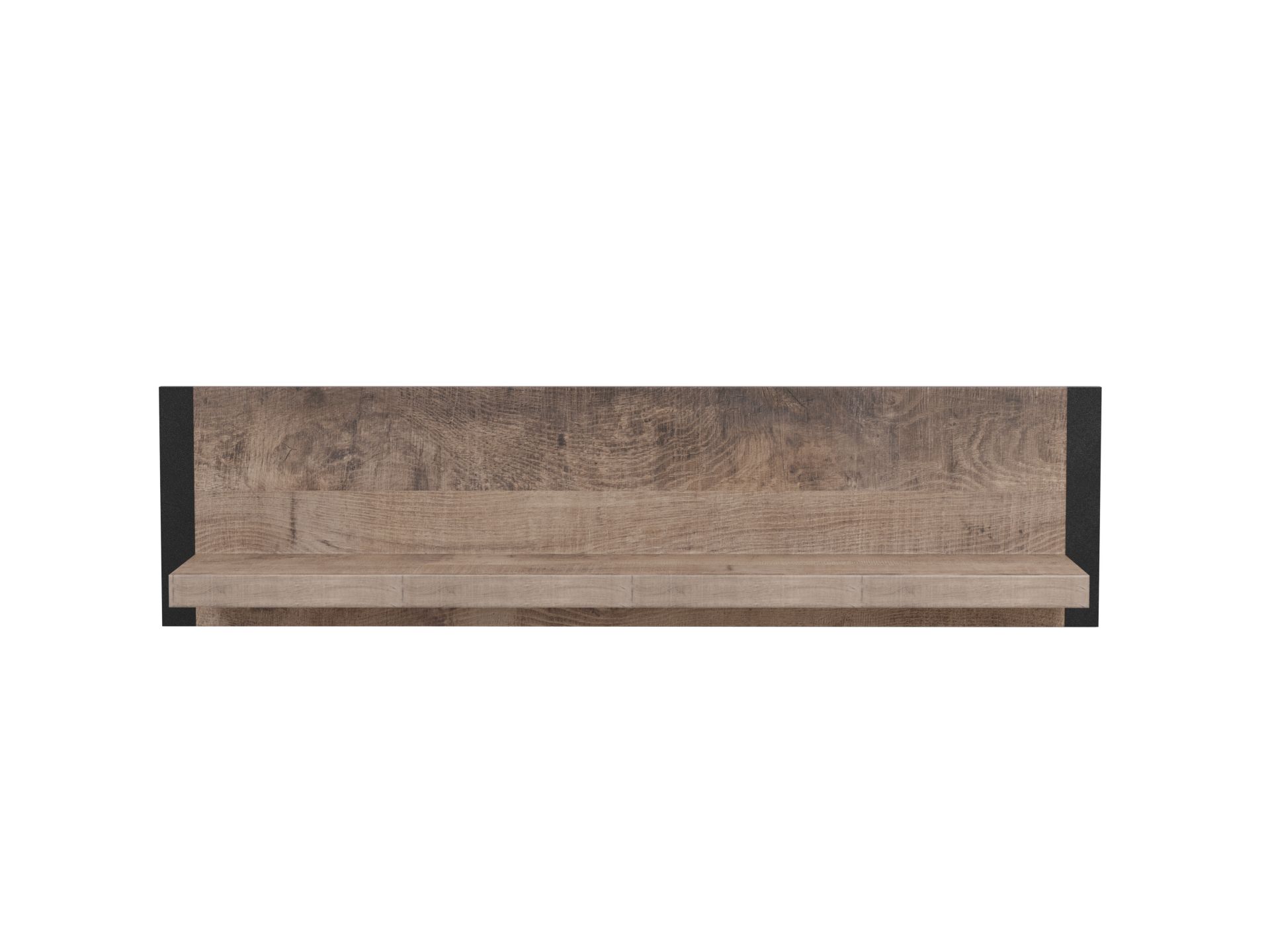 trendteam Emile Wandboard Eiche Tabak Schwarz