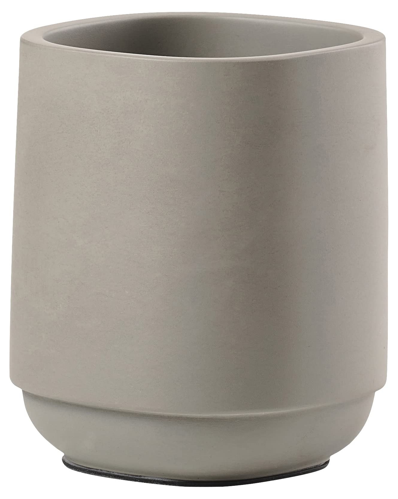 Zone Denmark Time Zahnputzbecher Schwarz Beton 8x9,8 cm