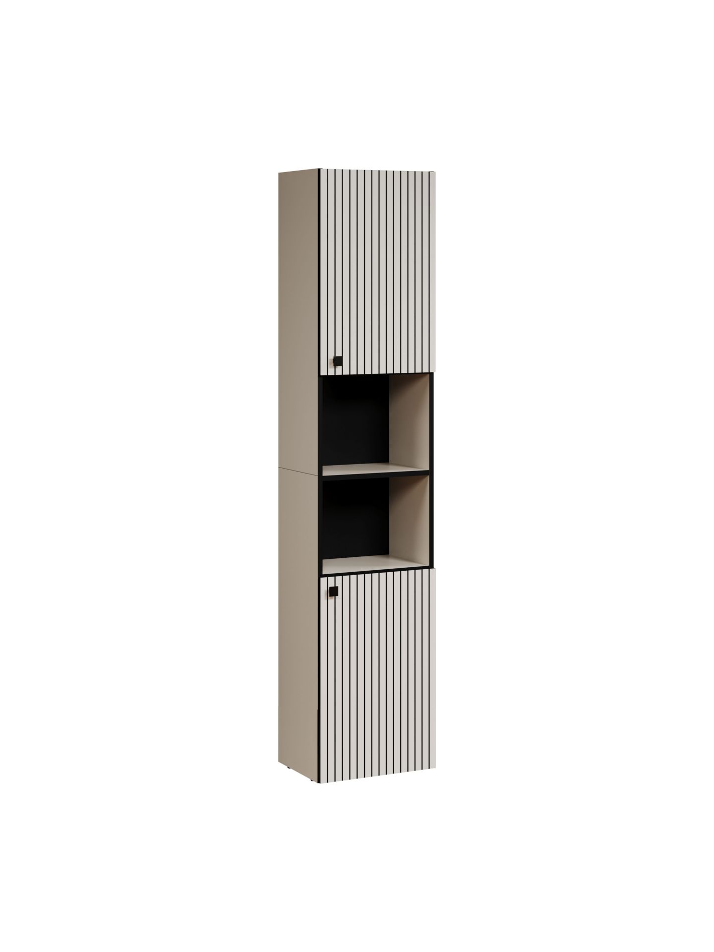trendteam PureBliss Hochschrank Cashmere Schwarz