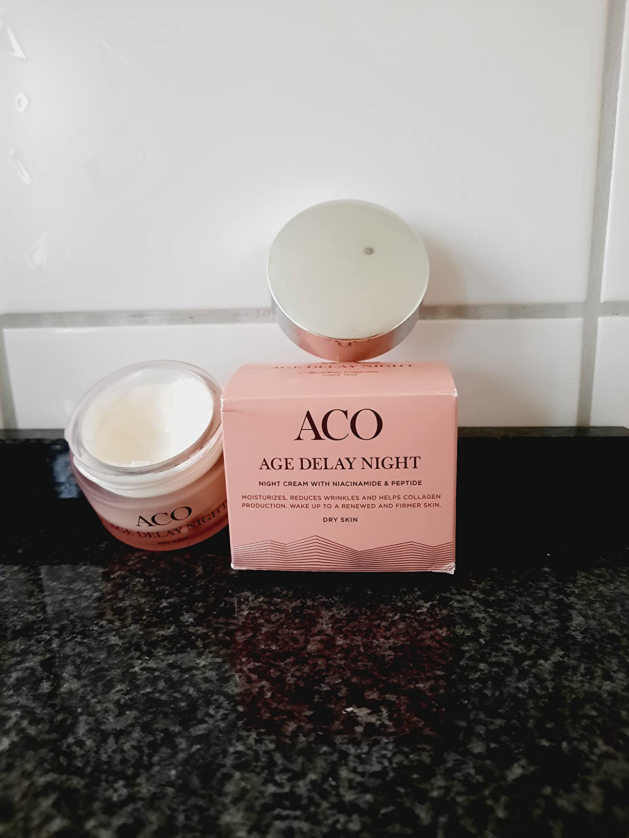 ACO Age Delay Nachtcreme 50 ml Trockene Haut Hyaluron