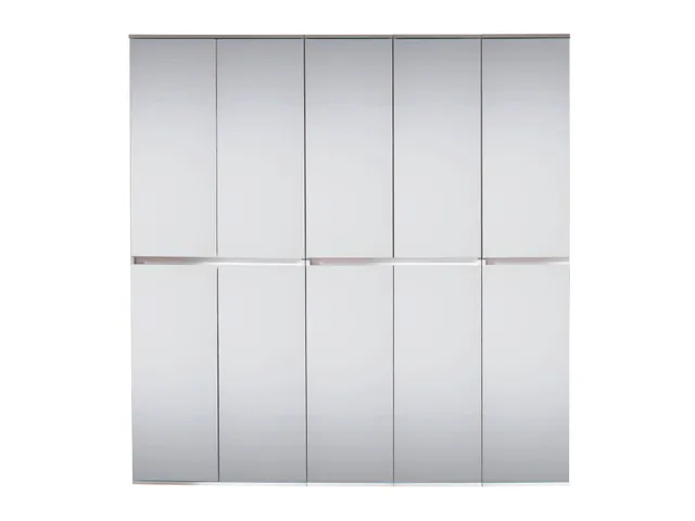 trendteam Mirror Garderobenschrank-Kombi weiß Spiegel