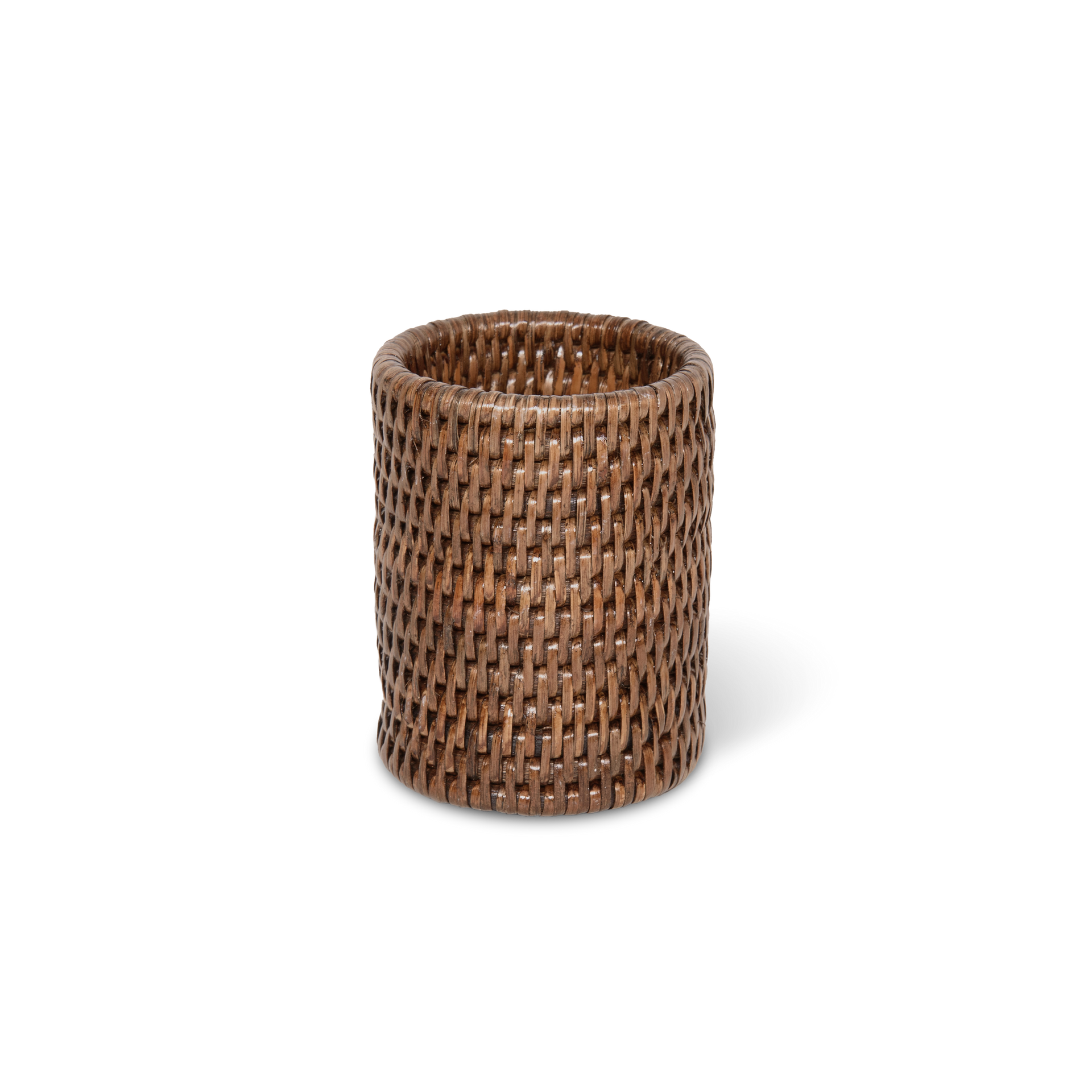 Decor Walther Basket BER Zahnbürstenhalter Rattan Dunkel