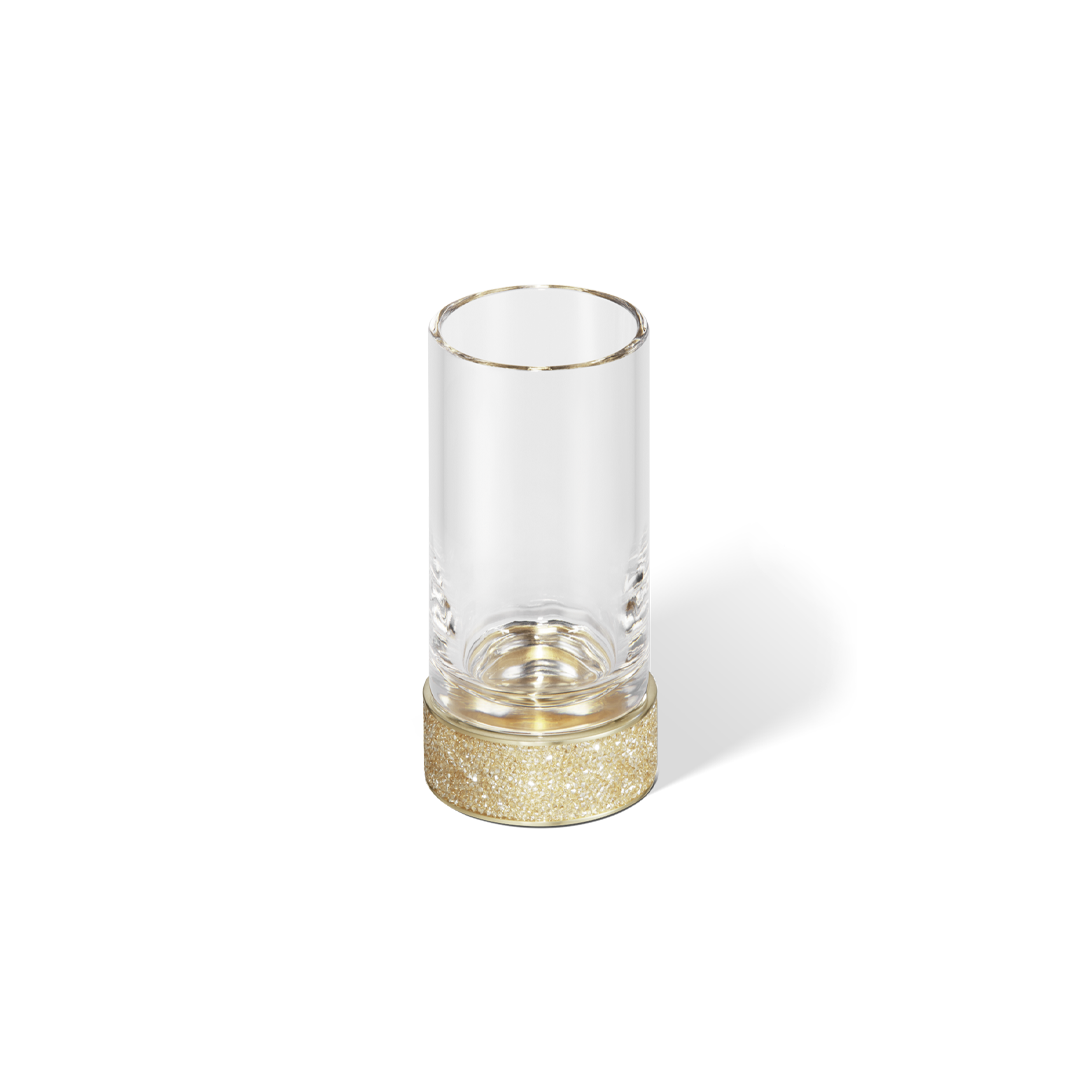 Decor Walther ROCKS SMG Mundbecher Chrom Klarglas Swarovski