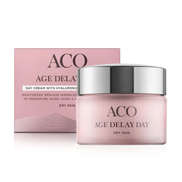 ACO Age Delay+ Day Cream Tagescreme 50 ml trockene Haut