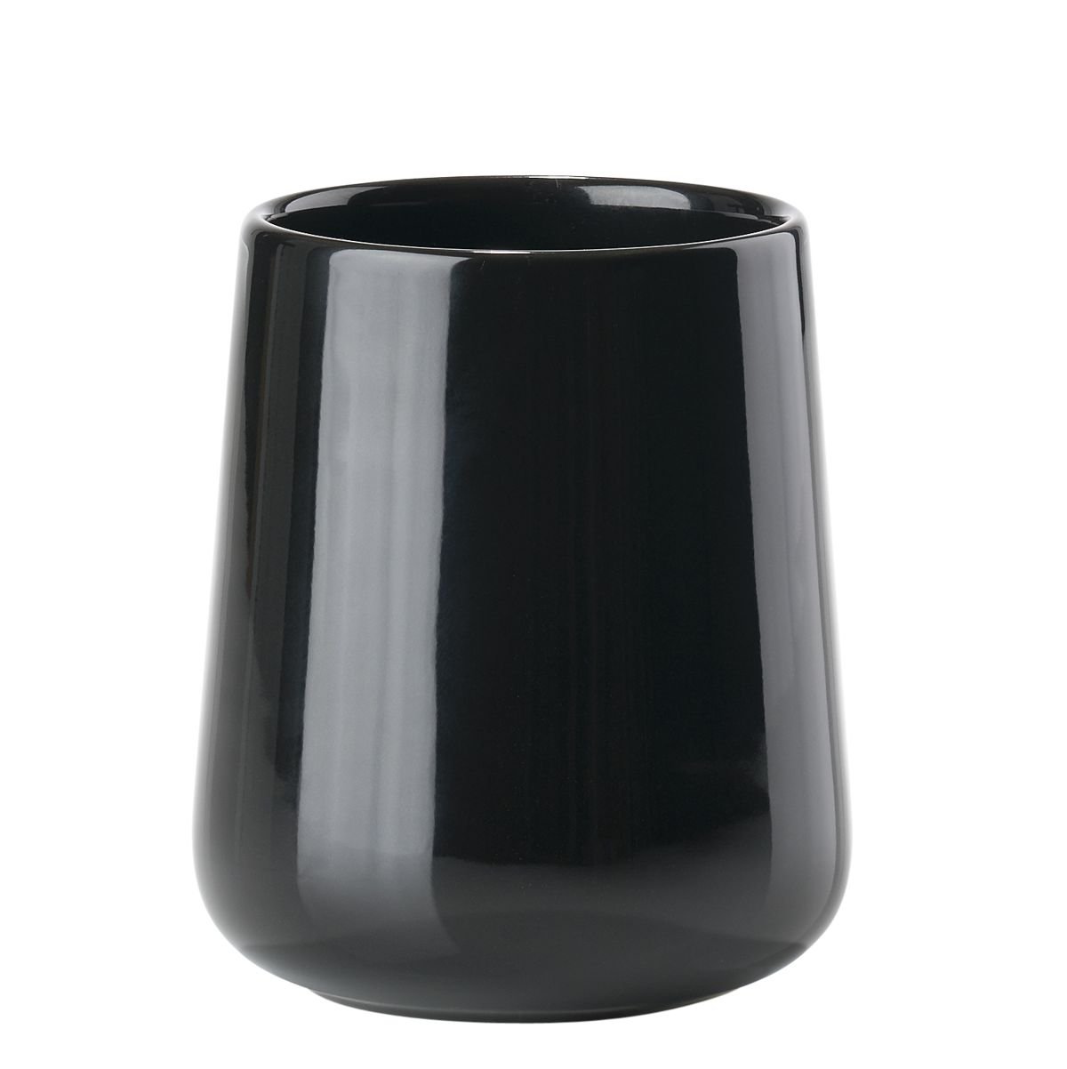 Zone Denmark Nova One Zahnputzbecher Schwarz 250 ml Hochglanz