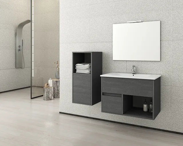 DROP Martinidis Sorrento 75 Waschtischunterschrank Graphite 75cm