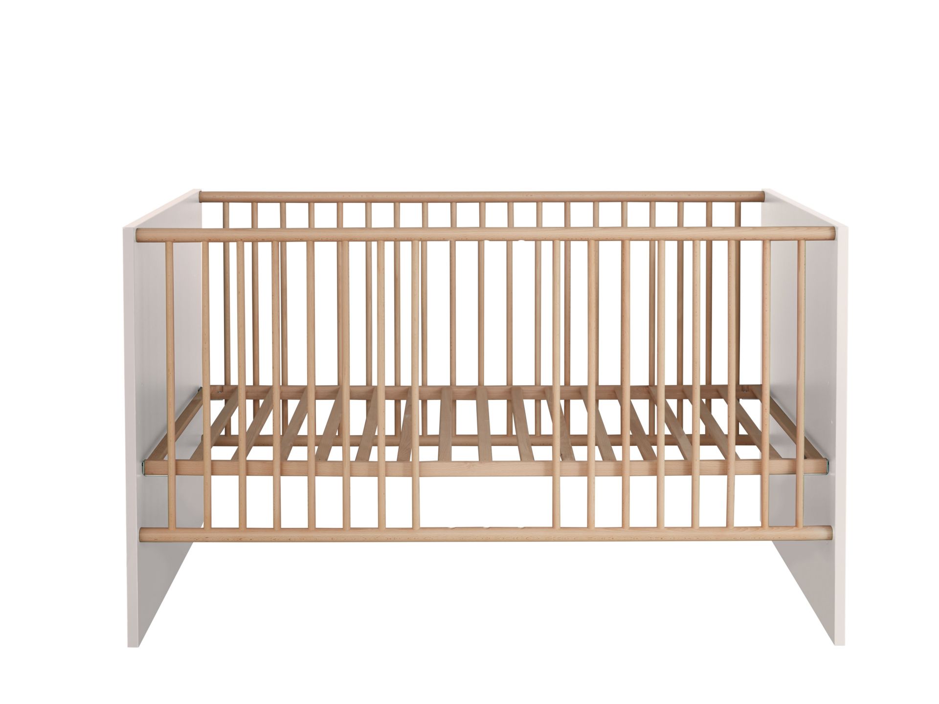 trendteam Mats Kinderbett Weiß Melamin Baby
