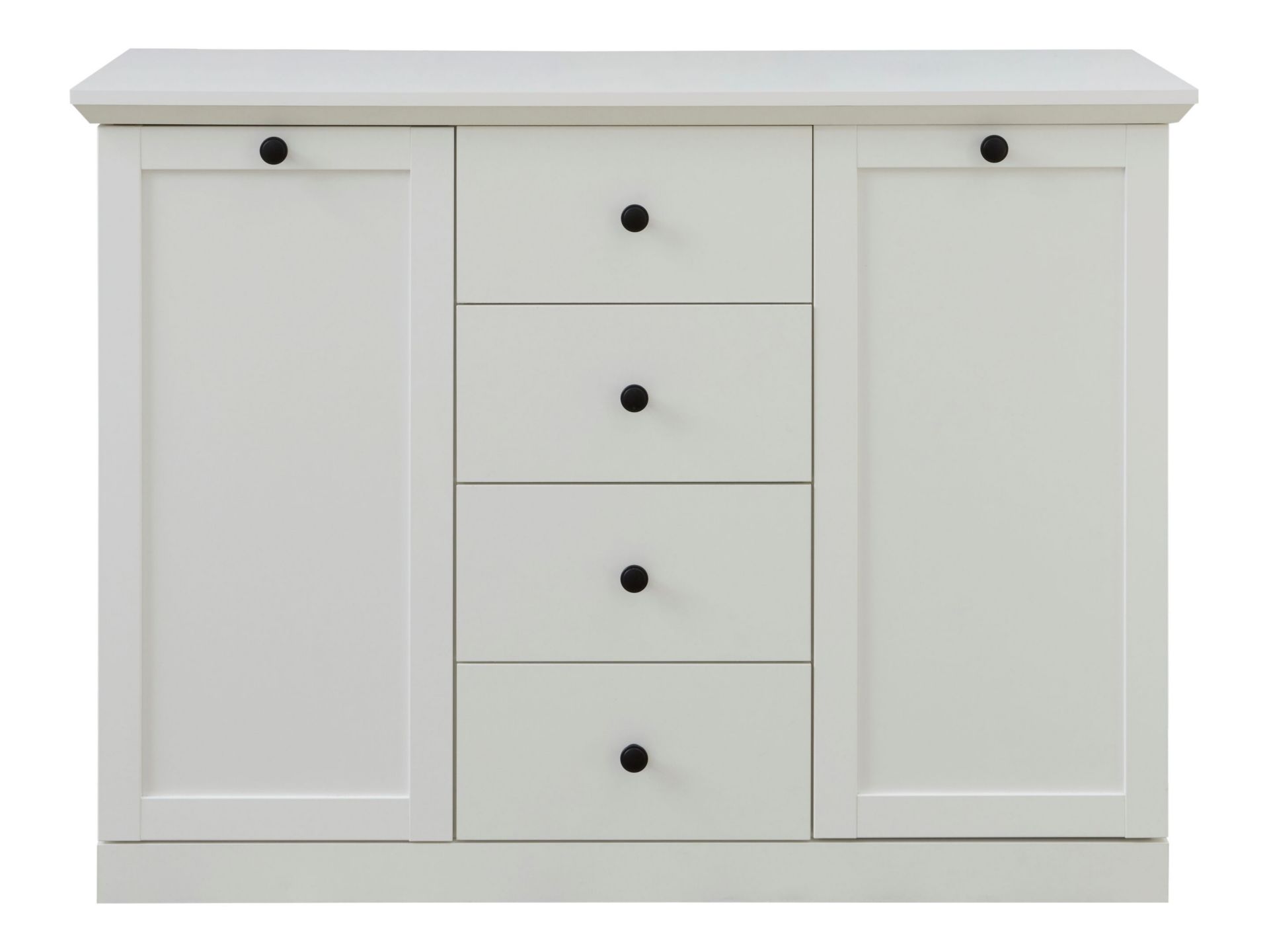 trendteam Brandson Baxter Sideboard weiß Dekor