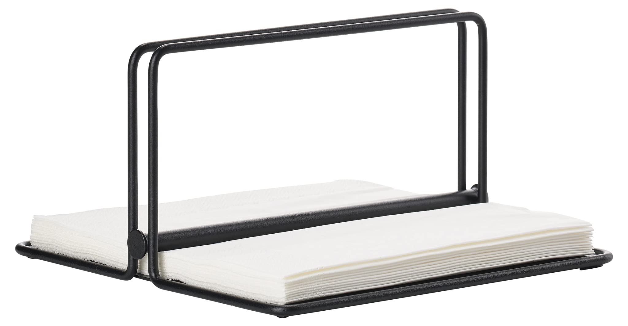 Zone Denmark Singles Serviettenhalter Schwarz Metall