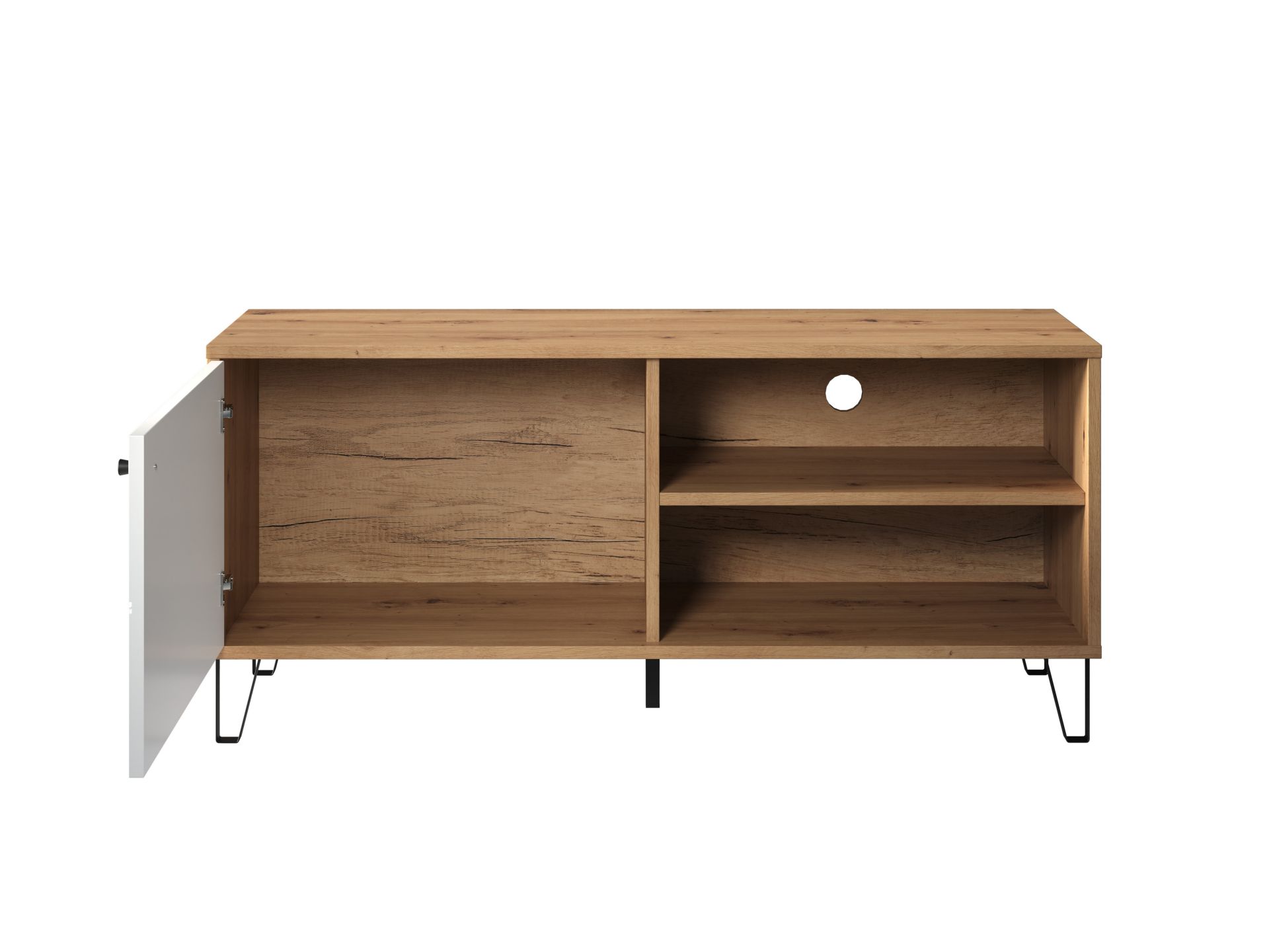 trendteam Touch TV-Unterteil Lowboard Artisan Eiche weiß