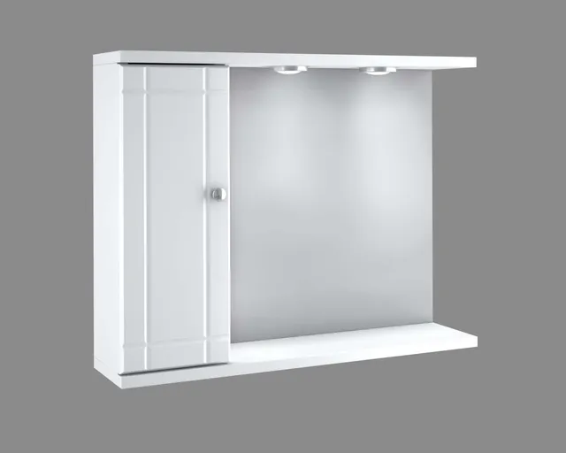DROP Martinidis Mirrors Spiegelschrank links mit 2 Spots