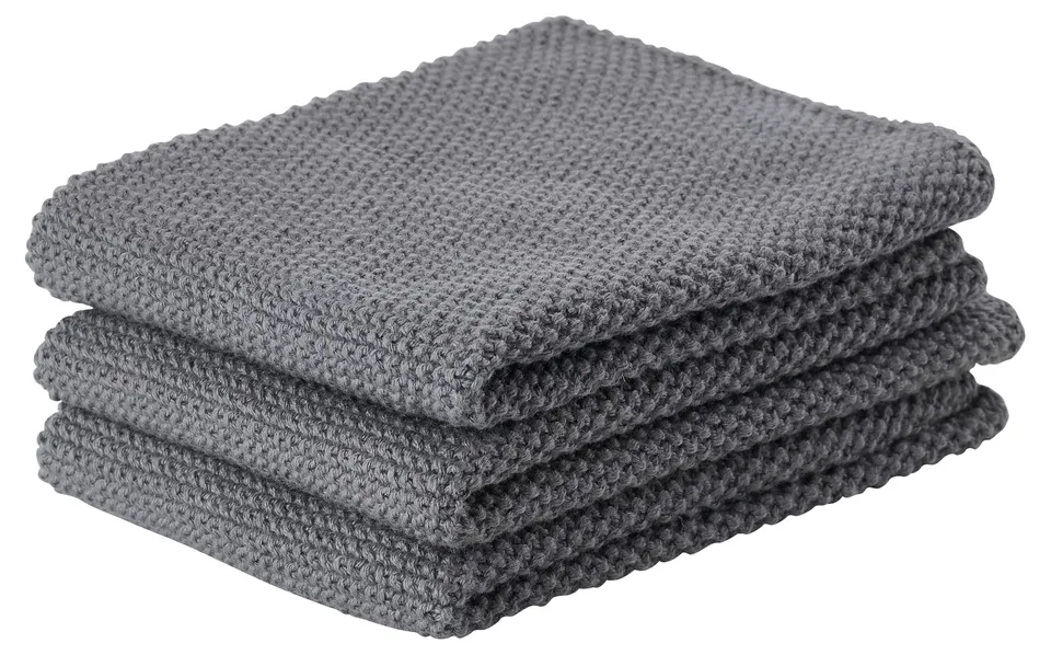 Zone Denmark Kitchen Geschirrtücher Cool Grey 3er Pack