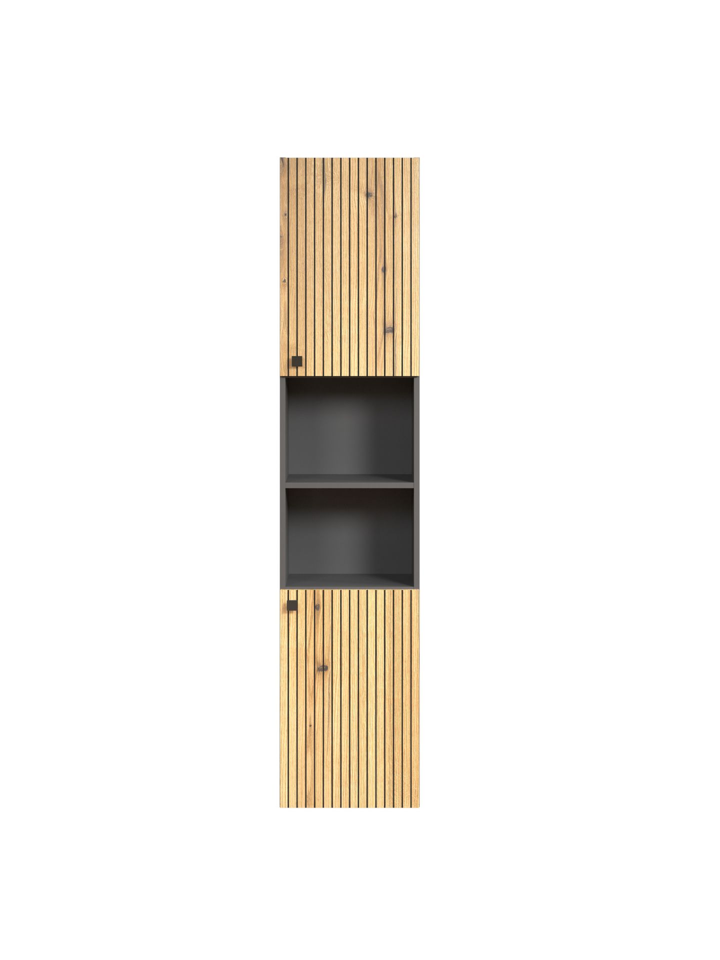 trendteam PureBliss Hochschrank Anthrazit Evoke Eiche