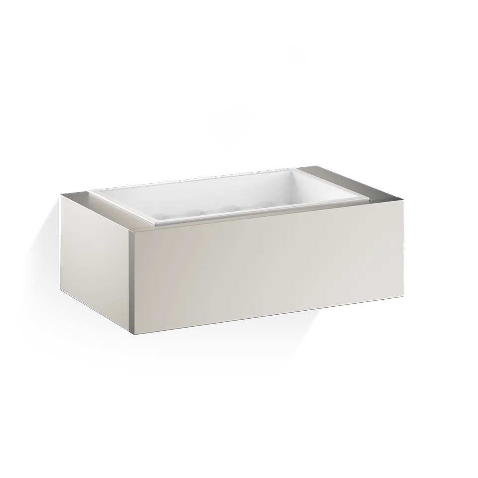 Decor Walther BRICK BK WSS Wandseifenschale Chrom Weiß