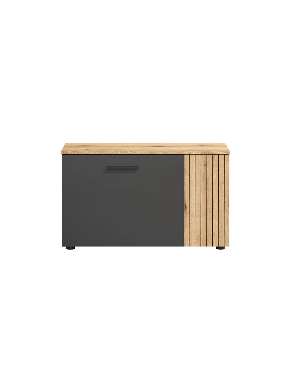 trendteam Esteban Sitzbank Anthrazit Coast Evoke Oak