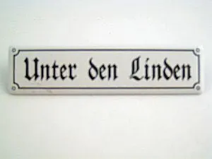 Münder Email Magnet-Shop Unter den Linden Magnet 8x2 cm