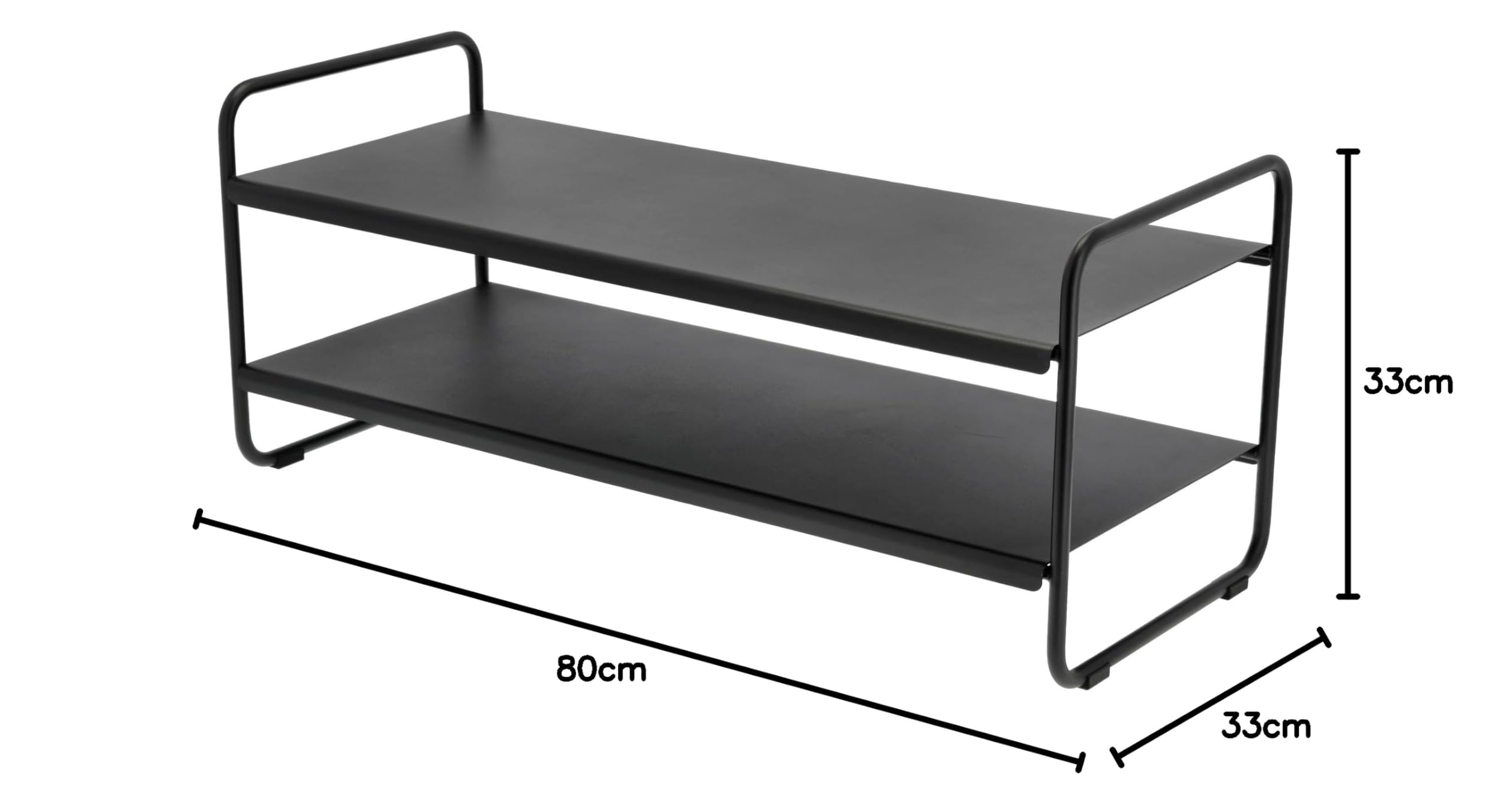 Zone Denmark A-Shoe Rack Schuhregal Schwarz 80 cm