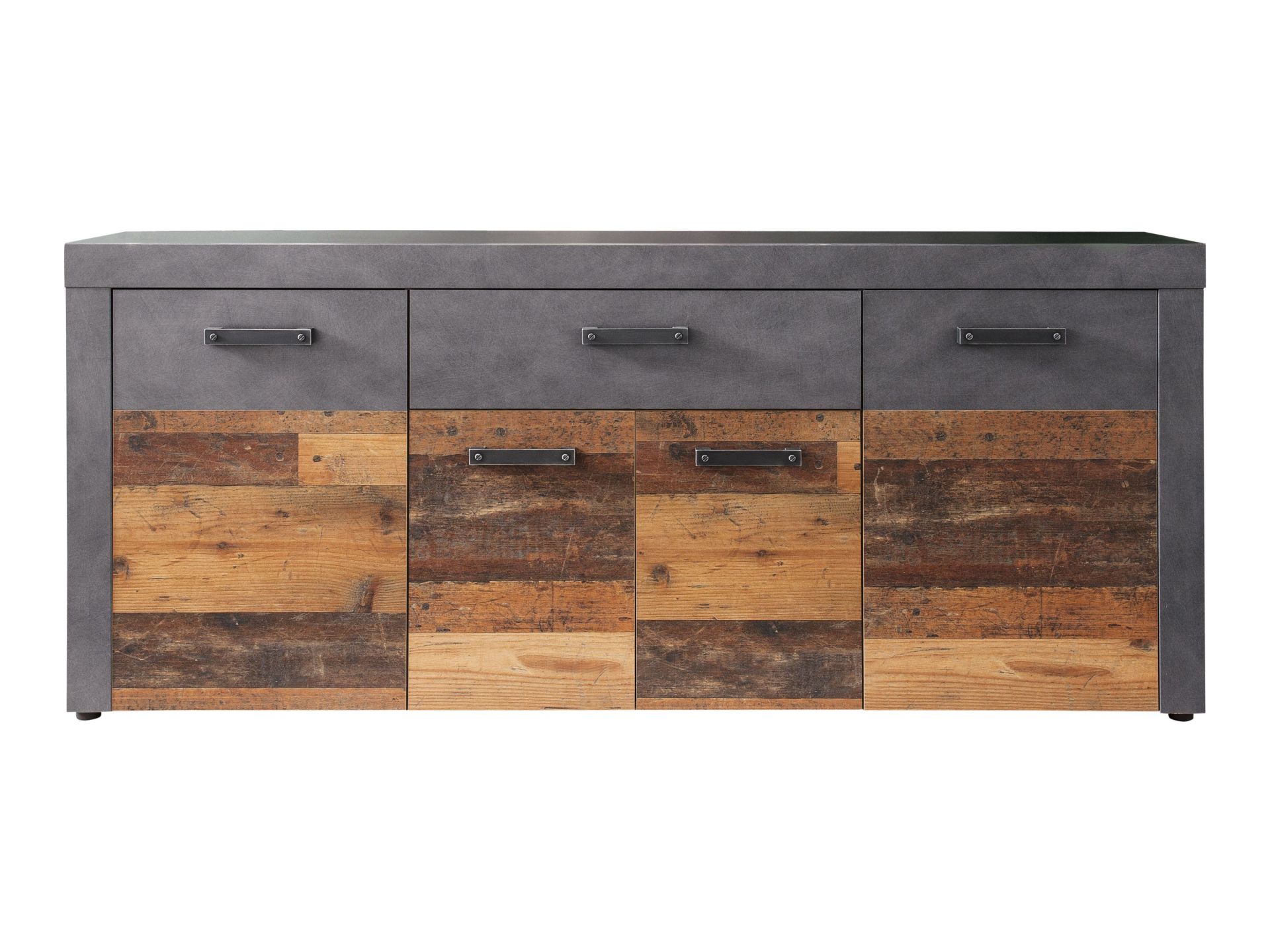 trendteam Indy Sideboard graphit grau Old Wood
